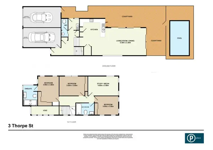 Floorplan of Homely house listing, 3 Thorpe Street, Balmoral QLD 4171