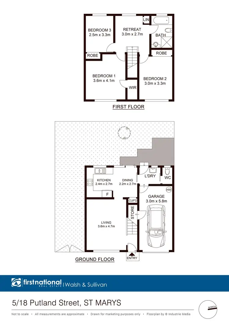 Floorplan of Homely townhouse listing, 5/18 Putland Street, St Marys NSW 2760