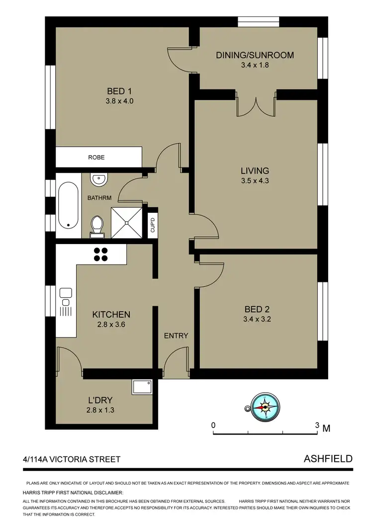 Floorplan of Homely apartment listing, 4/114a Victoria Street, Ashfield NSW 2131