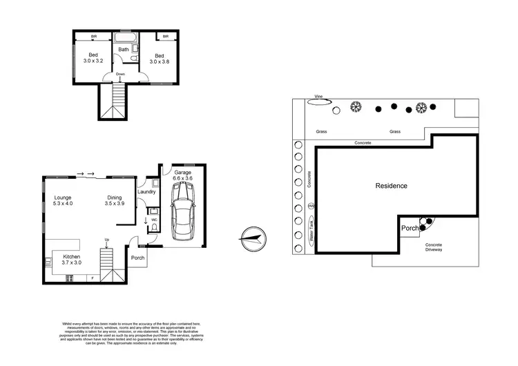 Floorplan of Homely townhouse listing, 16A Tasman Street, Preston VIC 3072