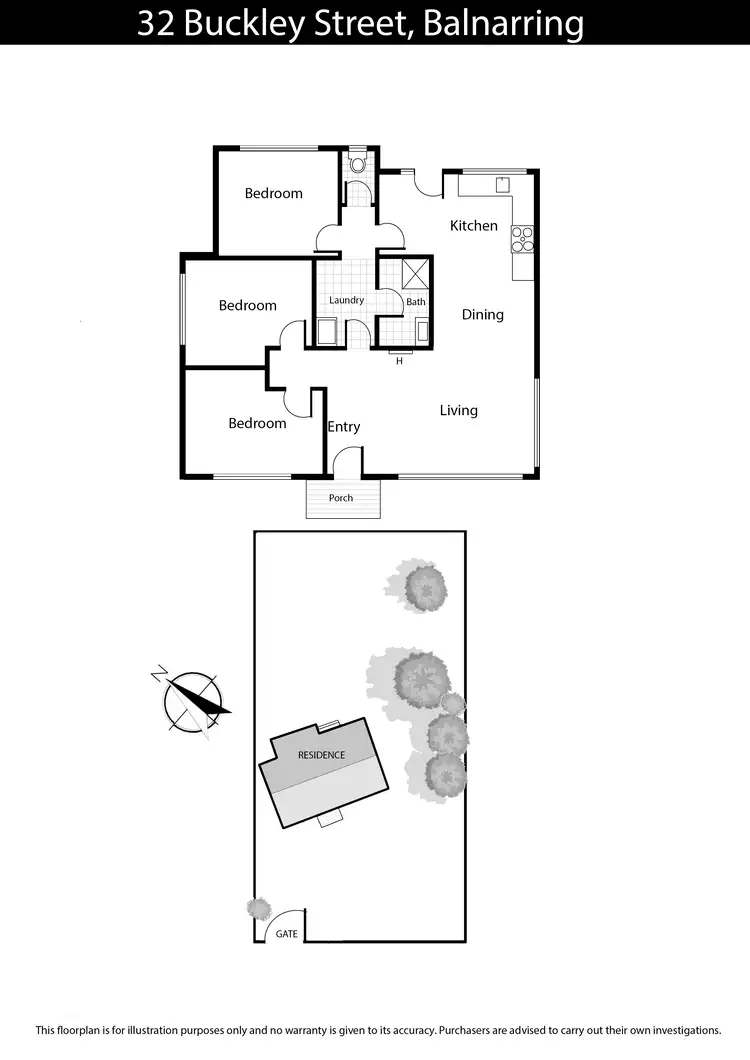 Floorplan of Homely house listing, 32 Buckley Street, Balnarring VIC 3926