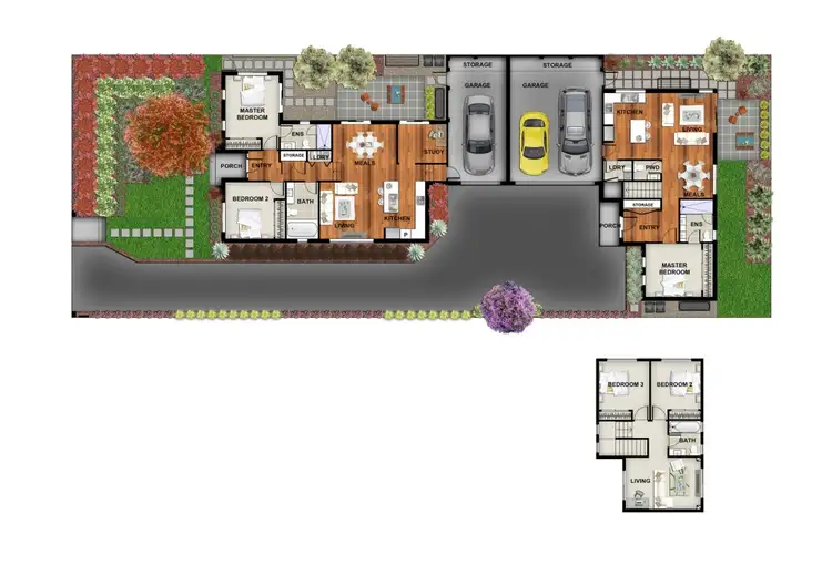Floorplan of Homely townhouse listing, 2/7 Walwa Street, Mitcham VIC 3132