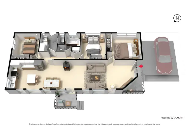 Floorplan of Homely house listing, 23A Sixteenth Street, Hepburn VIC 3461