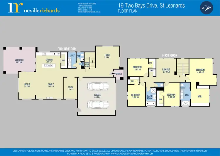 Floorplan of Homely house listing, 19 Two Bays Drive, St Leonards VIC 3223