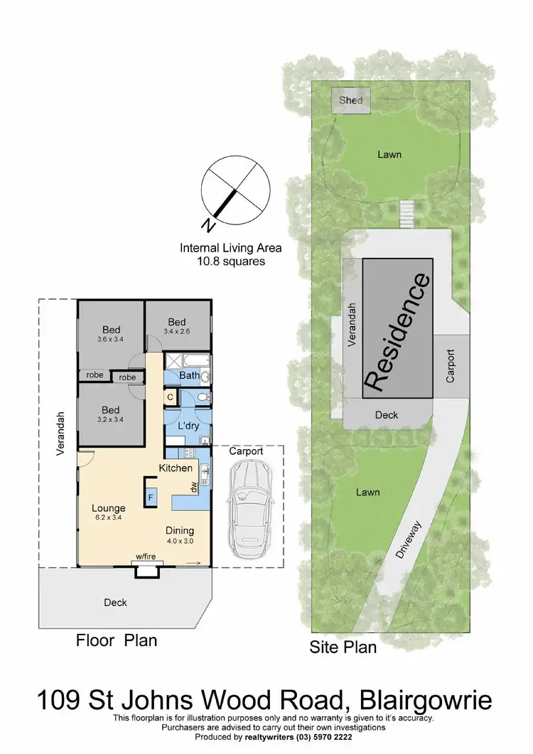 Floorplan of Homely house listing, 109 St Johns Wood Road, Blairgowrie VIC 3942