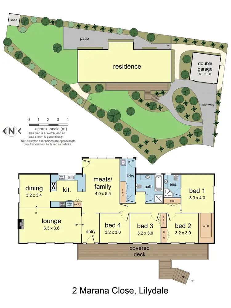 Floorplan of Homely house listing, 2 Marana Close, Lilydale VIC 3140