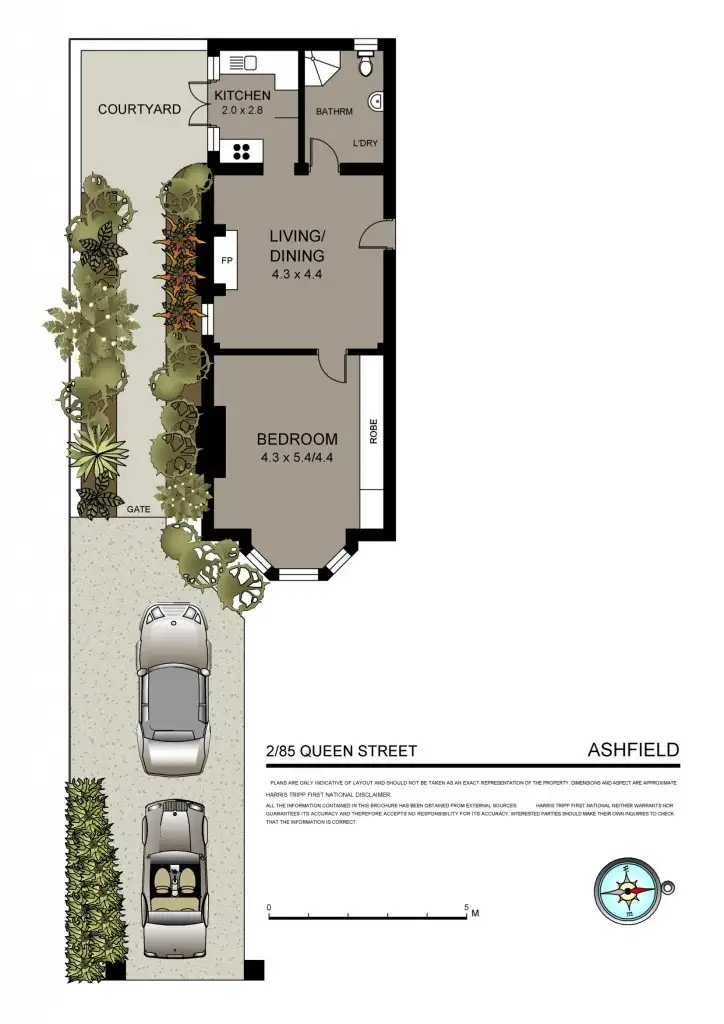 Floorplan of Homely apartment listing, 2/85 Queen Street, Ashfield NSW 2131