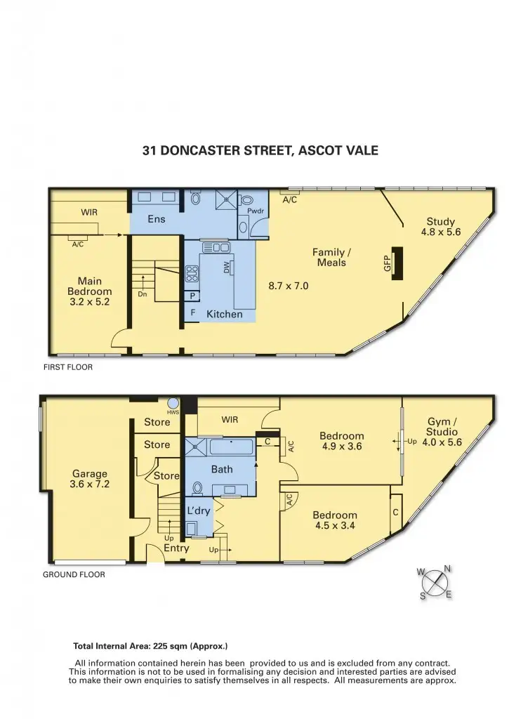 Floorplan of Homely house listing, 31 Doncaster Street, Ascot Vale VIC 3032