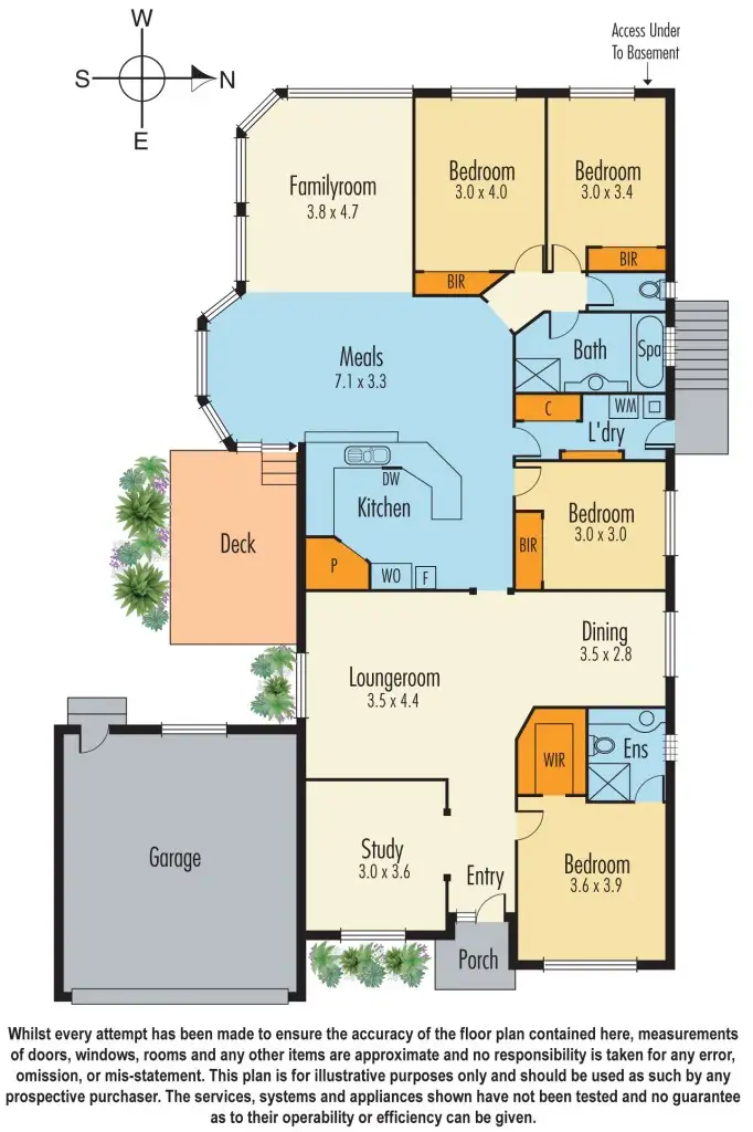 Floorplan of Homely house listing, 45 Golding Avenue, Rowville VIC 3178