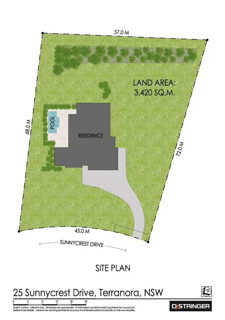 Floorplan of Homely house listing, 25 Sunnycrest Drive, Terranora NSW 2486