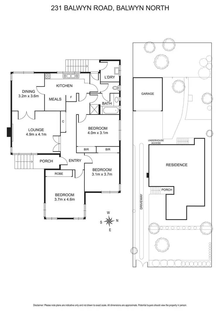 Floorplan of Homely house listing, 231 Balwyn Road, Balwyn North VIC 3104