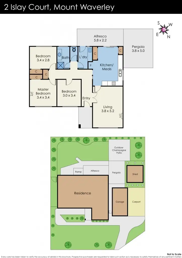Floorplan of Homely house listing, 2 Islay Court, Mount Waverley VIC 3149