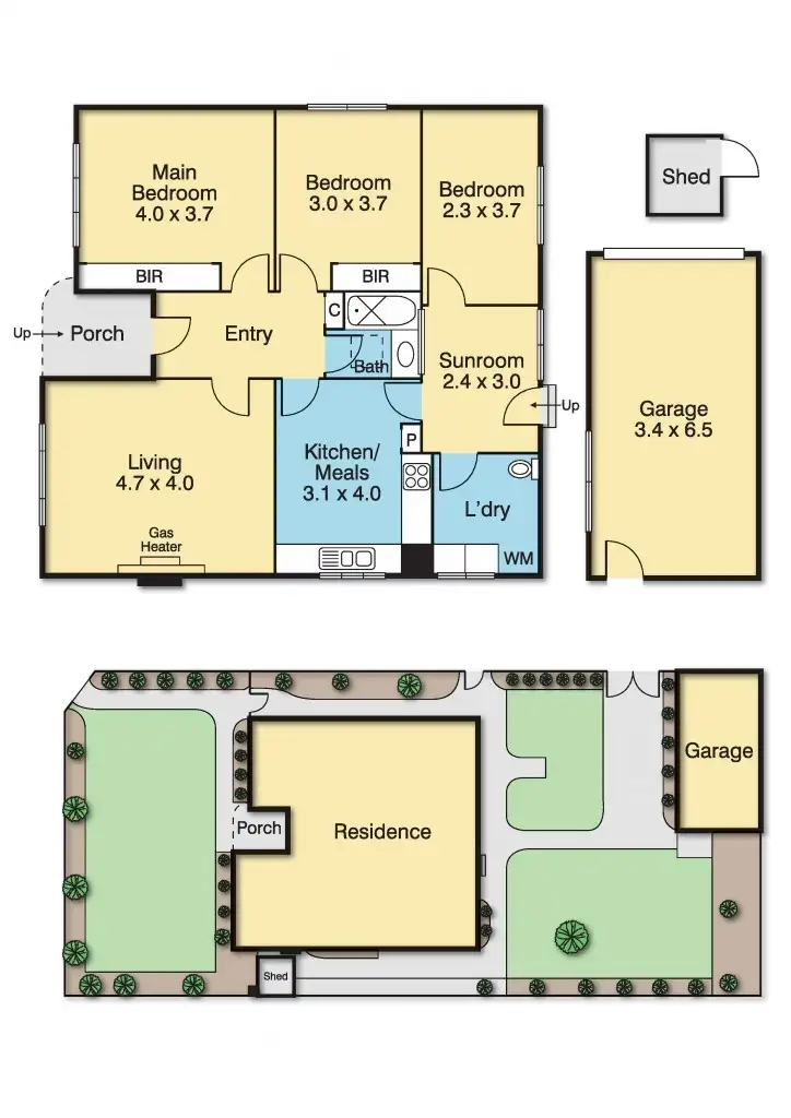 Floorplan of Homely house listing, 12 Milton Street, Pascoe Vale South VIC 3044