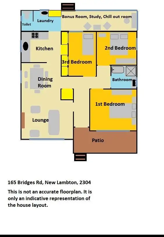 Floorplan of Homely house listing, 165 Bridges Road, New Lambton NSW 2305