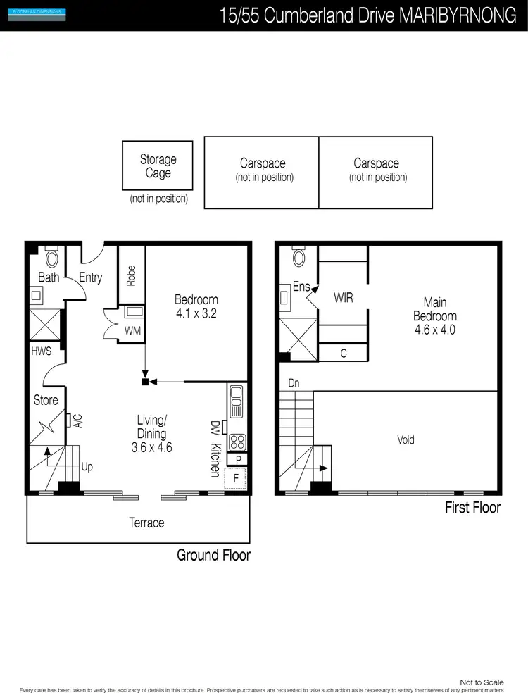Floorplan of Homely apartment listing, 15/55 Cumberland Drive, Maribyrnong VIC 3032