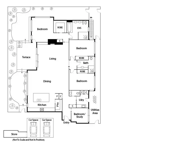 Floorplan of Homely apartment listing, 2/7 Kara Grove, Aspendale VIC 3195