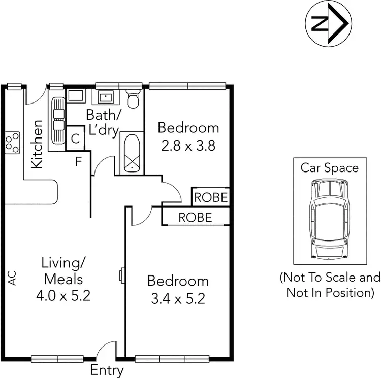 Floorplan of Homely unit listing, 7/6 St James Road, Armadale VIC 3143