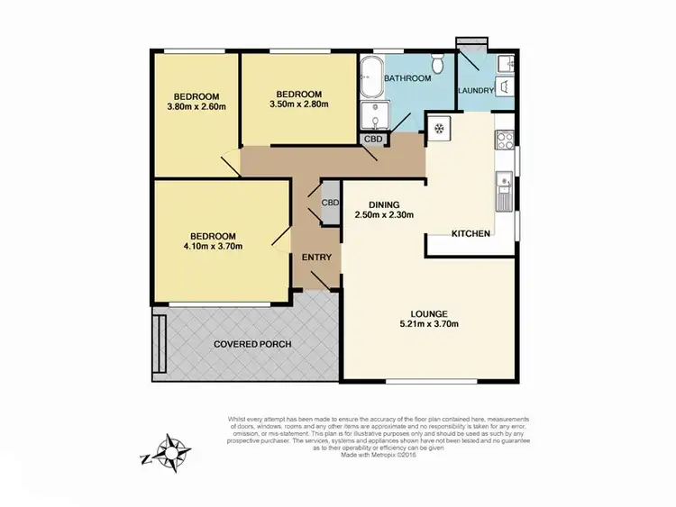 Floorplan of Homely house listing, 3 Maurice Street, Dandenong VIC 3175