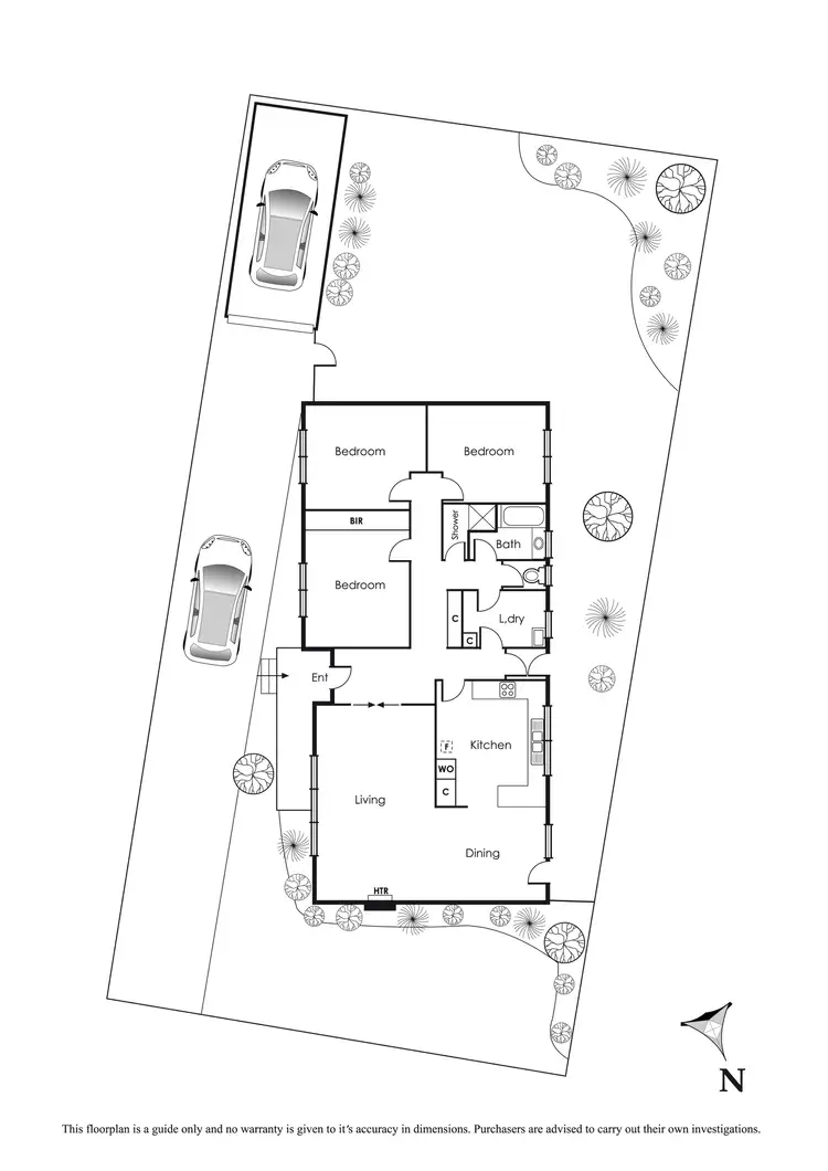 Floorplan of Homely house listing, 14 Karingal Crescent, Aspendale VIC 3195