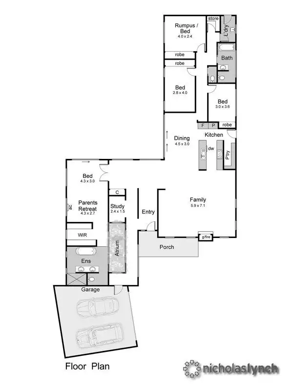 Floorplan of Homely house listing, 80 Fulton Road, Mount Eliza VIC 3930