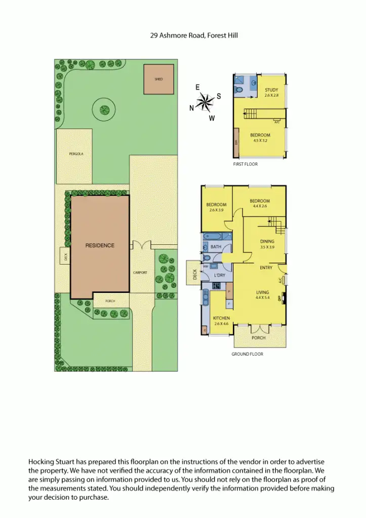 Floorplan of Homely house listing, 29 Ashmore Road, Forest Hill VIC 3131