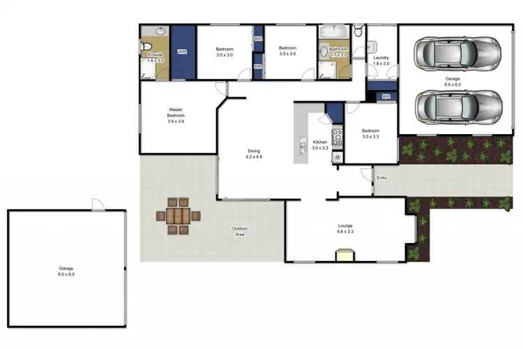 Floorplan of Homely house listing, 8 Graduate Place, Traralgon VIC 3844