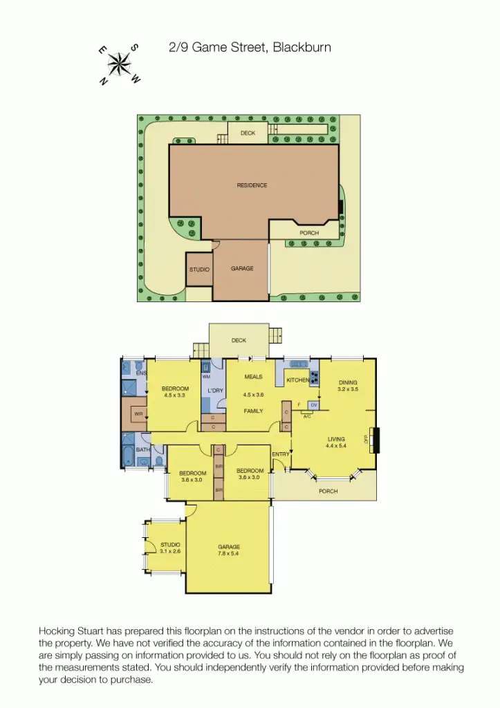 Floorplan of Homely unit listing, 2/9 Game Street, Blackburn VIC 3130