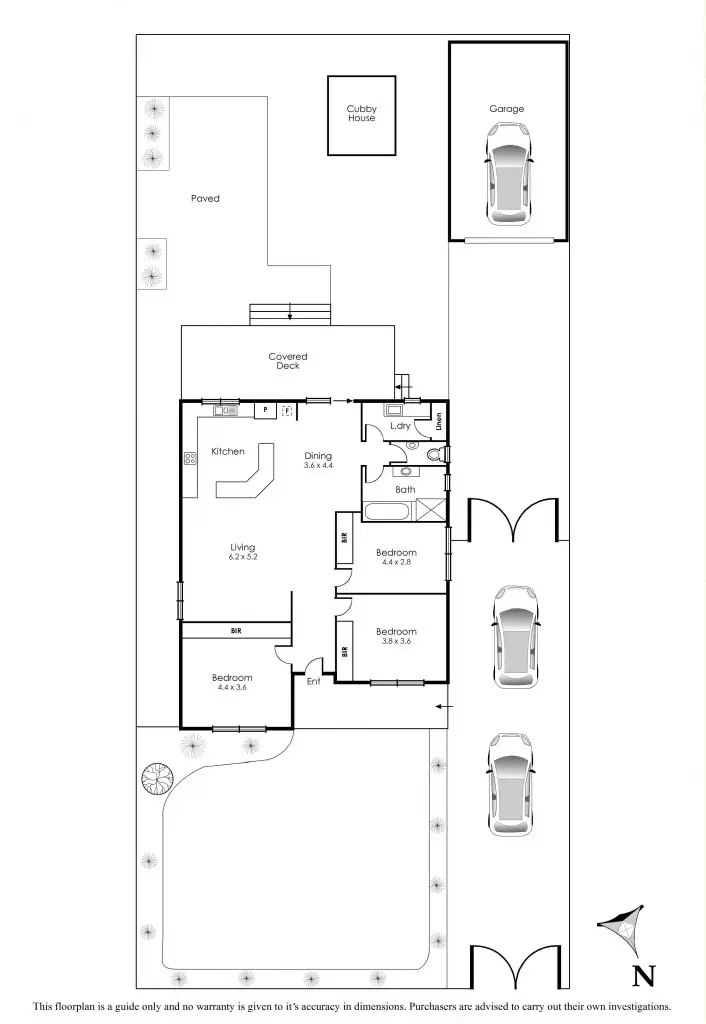 Floorplan of Homely house listing, 43 Monash Street, Sunshine VIC 3020
