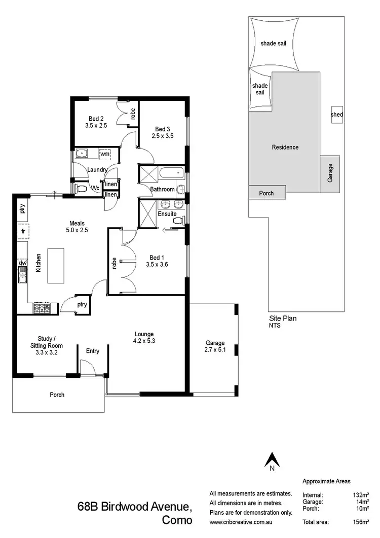 Floorplan of Homely villa listing, 68b Birdwood Avenue, Como WA 6152