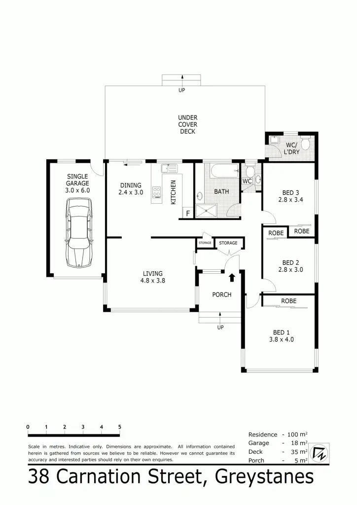 Floorplan of Homely house listing, 38 Carnation Street, Greystanes NSW 2145