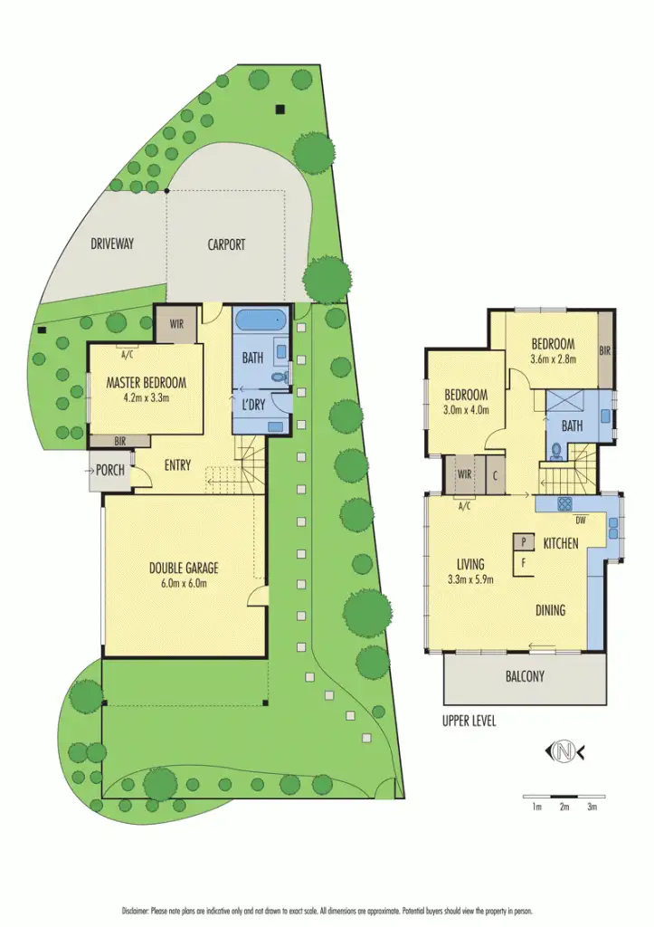 Floorplan of Homely townhouse listing, 2/583 Nepean Hwy, Bonbeach VIC 3196
