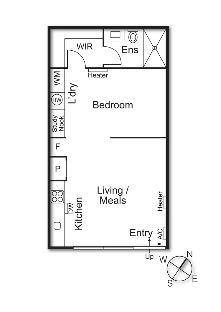 Floorplan of Homely apartment listing, 4/568 New Street, Brighton VIC 3186