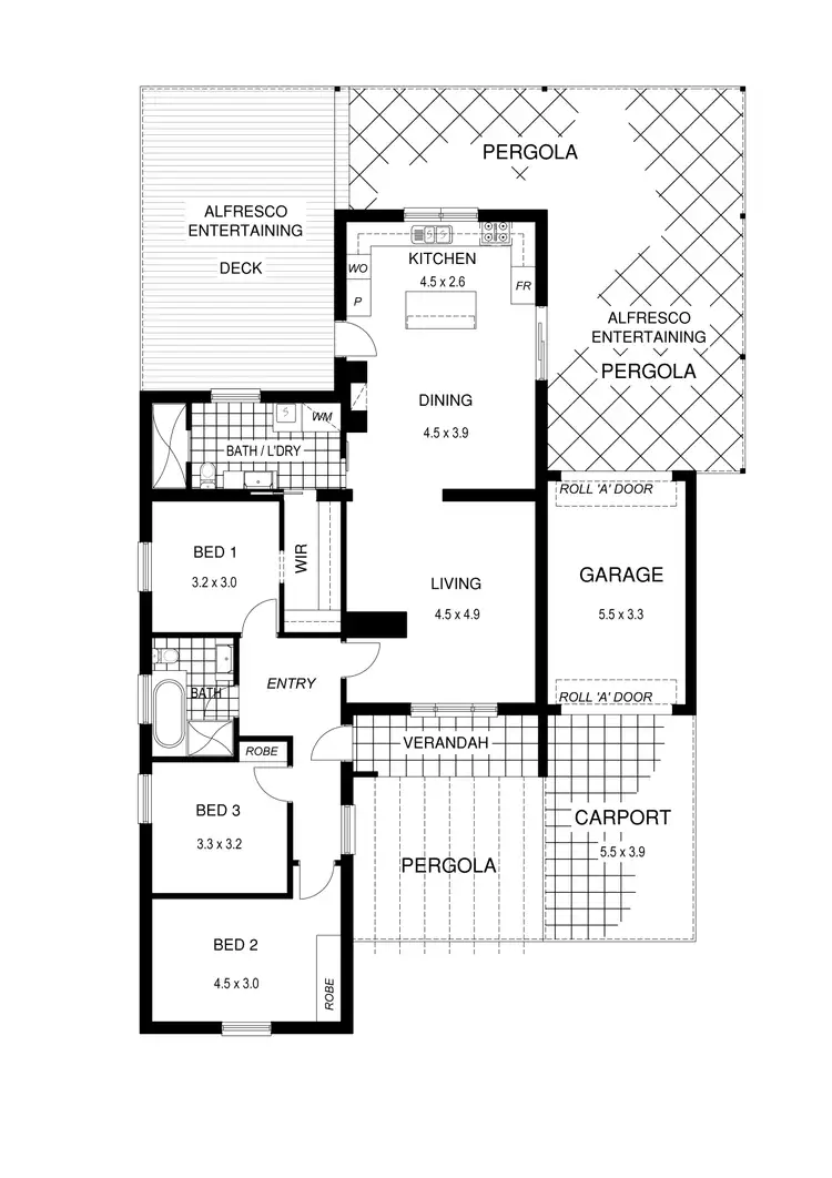 Floorplan of Homely house listing, 4 Eucla Avenue, Warradale SA 5046