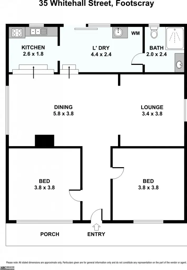 Floorplan of Homely house listing, 35 Whitehall Street, Footscray VIC 3011