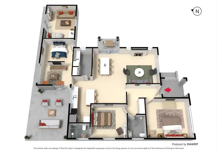 Floorplan of Homely house listing, 91 Central Springs Road, Daylesford VIC 3460