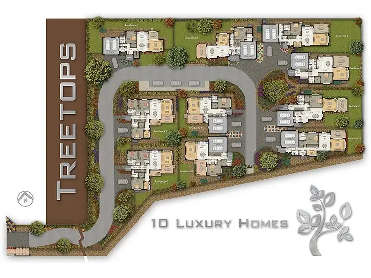 Floorplan of Homely house listing, LOT 6, 40 Liddesdale Grove, Eltham North VIC 3095