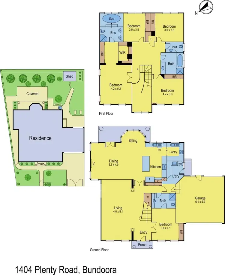 Floorplan of Homely house listing, 1404 Plenty Road, Bundoora VIC 3083