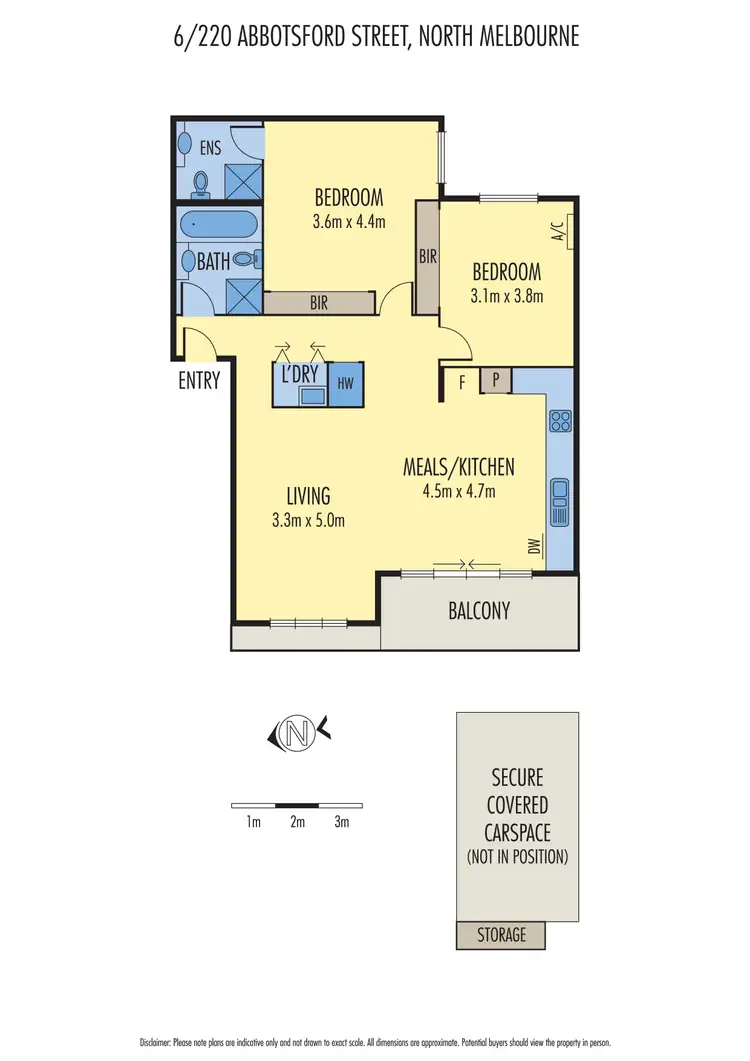 Floorplan of Homely apartment listing, 6/220 Abbotsford Street, North Melbourne VIC 3051