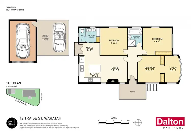 Floorplan of Homely house listing, 12 Traise Street, Waratah NSW 2298