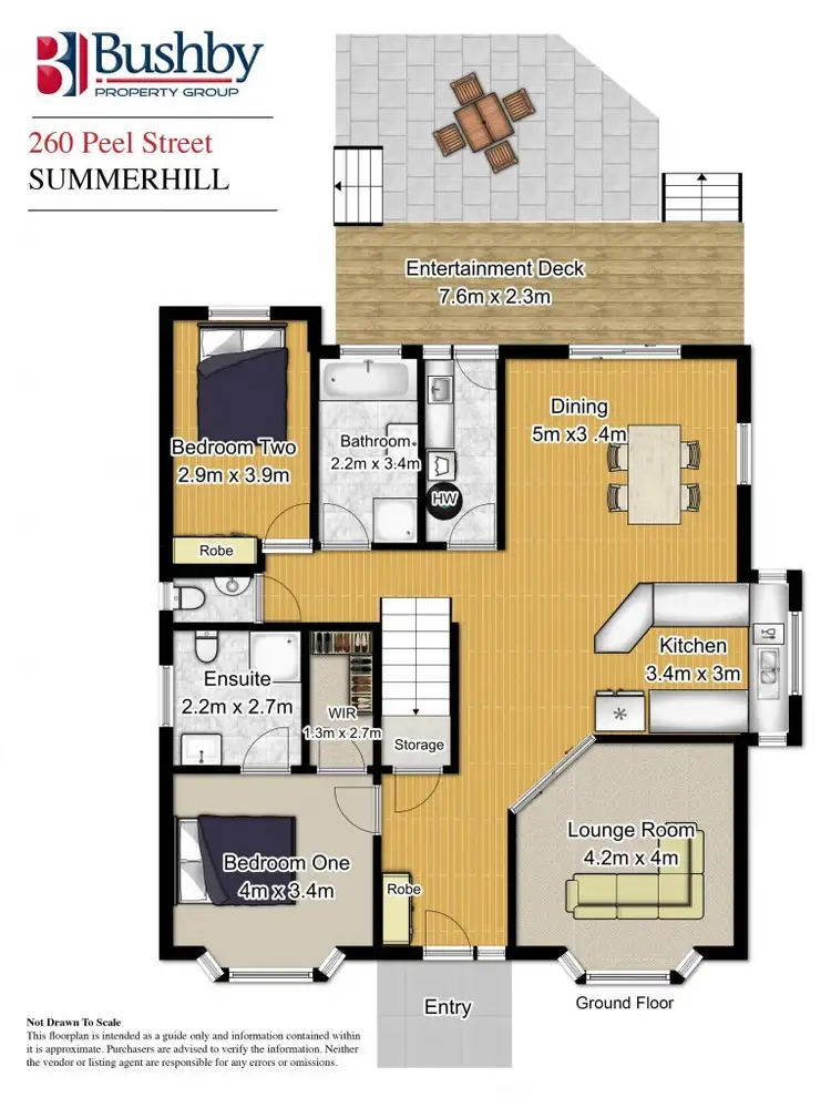 Floorplan of Homely house listing, 260 Peel Street, Summerhill TAS 7250