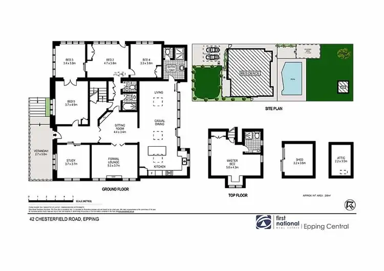 Floorplan of Homely house listing, 42 Chesterfield Road, Epping NSW 2121
