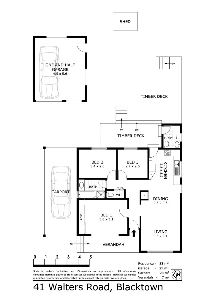 Floorplan of Homely house listing, 41 Walters Rd, Blacktown NSW 2148