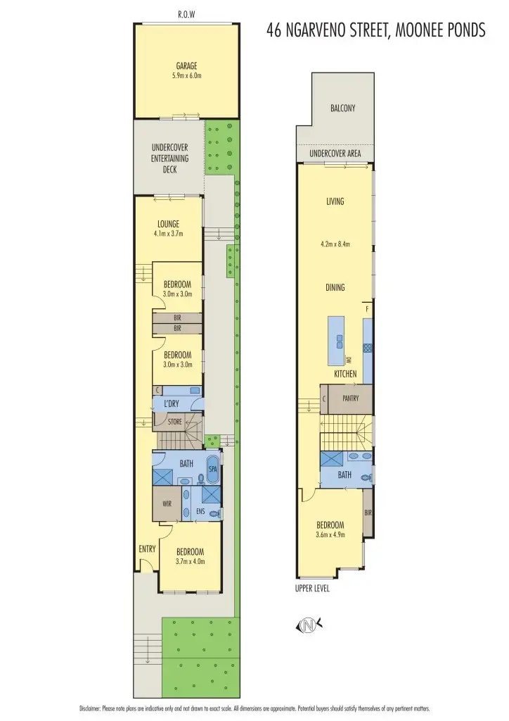 Floorplan of Homely house listing, 46 Ngarveno Street, Moonee Ponds VIC 3039