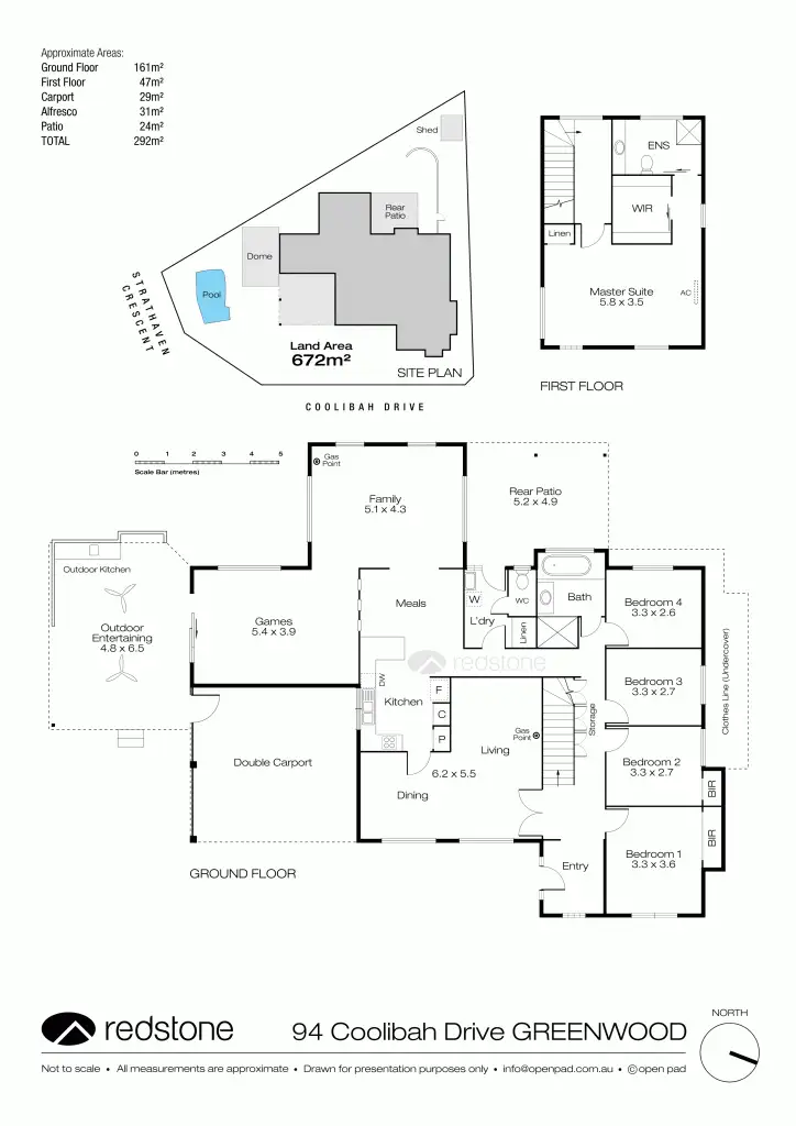Floorplan of Homely house listing, 94 Coolibah Drive, Greenwood WA 6024