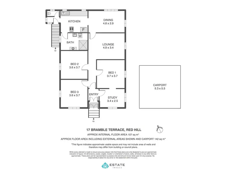 Floorplan of Homely house listing, 17 Bramble Terrace, Red Hill QLD 4059