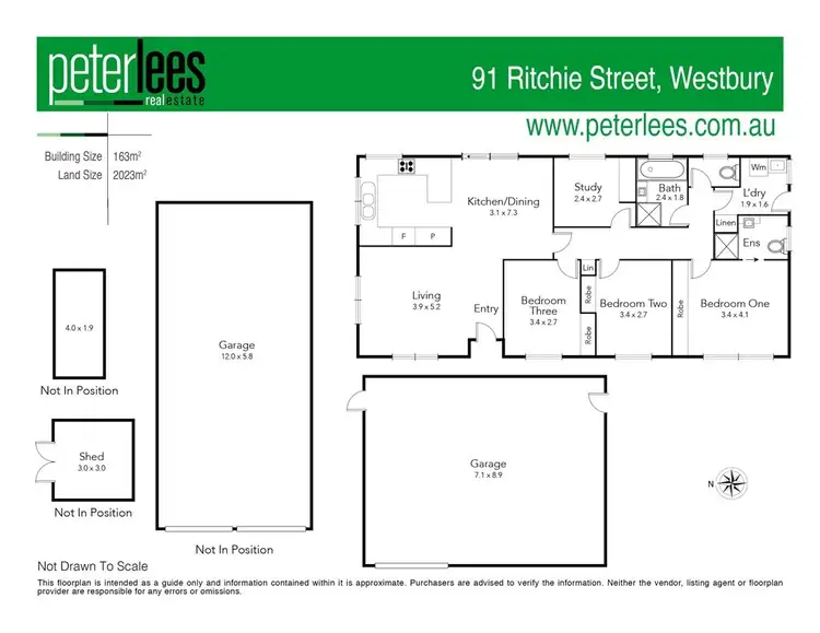 Floorplan of Homely house listing, 91 Ritchie Street, Westbury TAS 7303