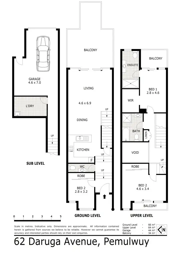 Floorplan of Homely house listing, 62 Daruga Ave, Pemulwuy NSW 2145