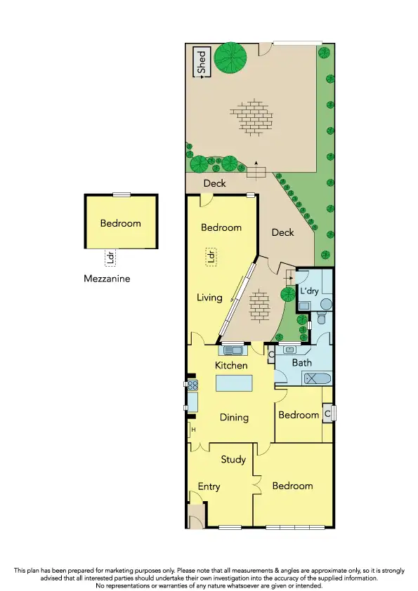 Floorplan of Homely house listing, 388 Bay Street, Port Melbourne VIC 3207