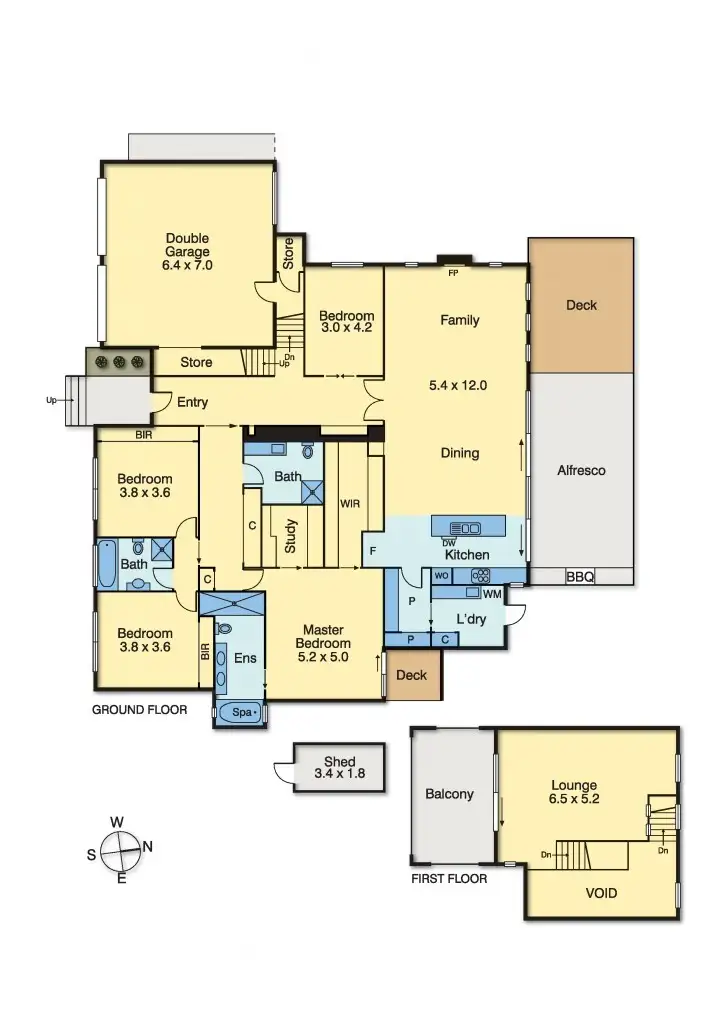 Floorplan of Homely house listing, 3 Reflections Way, Mornington VIC 3931
