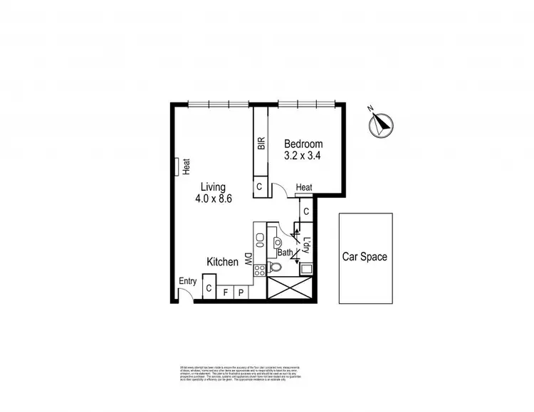 Floorplan of Homely apartment listing, 12/93-103 High Street, Preston VIC 3072